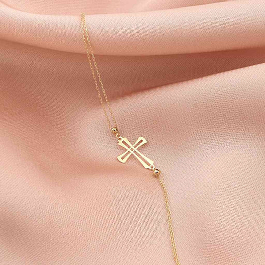 Bratara Aur 14k Cruce