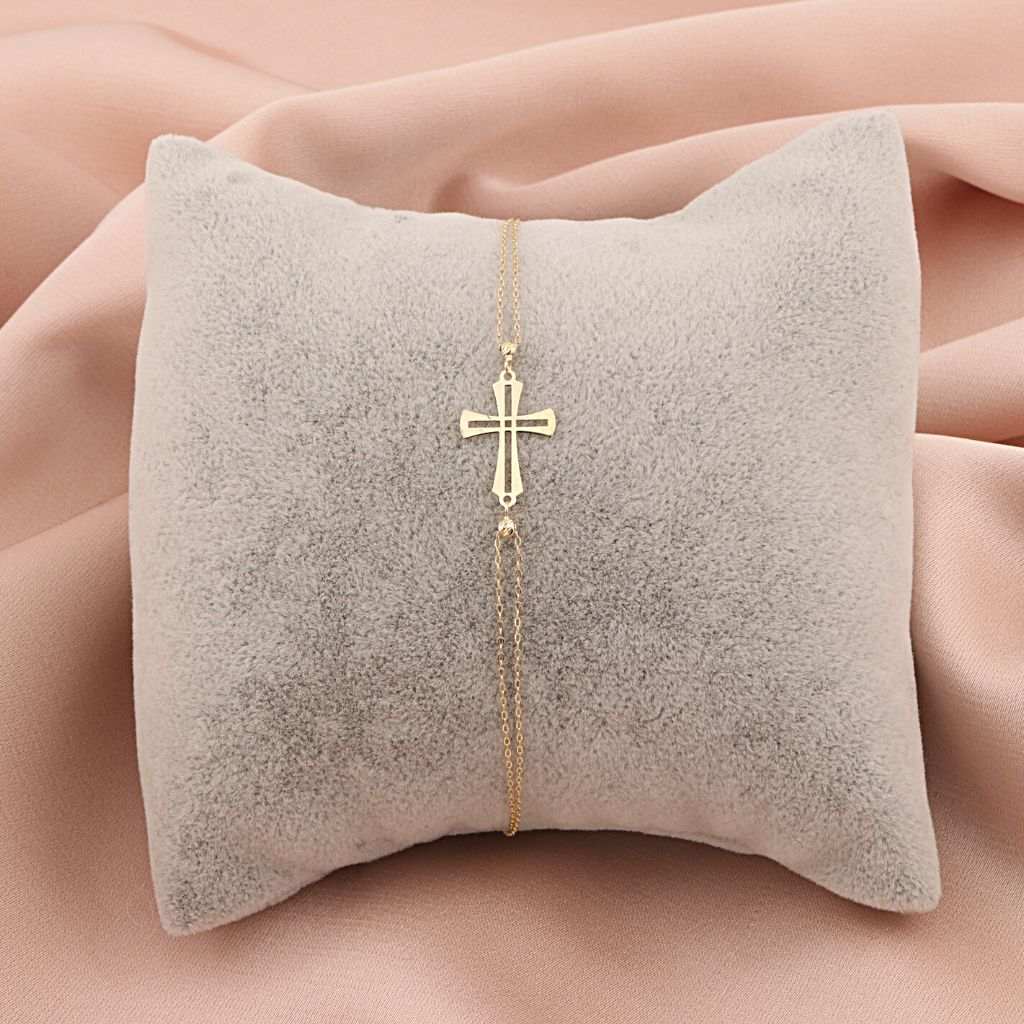 Bratara Aur 14k Cruce