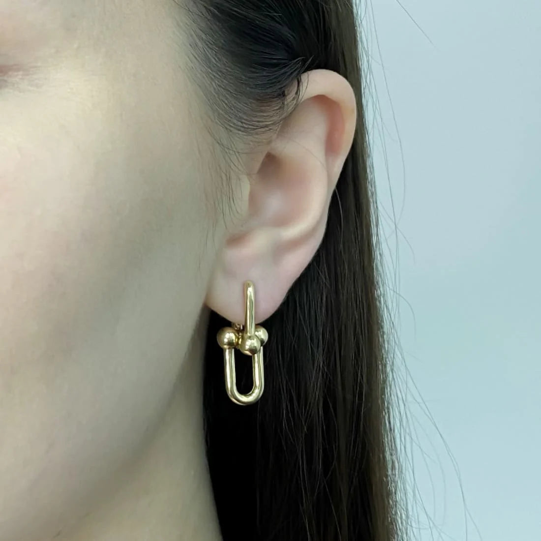 Cercei Aur 14k Tip Cui 1.6cm