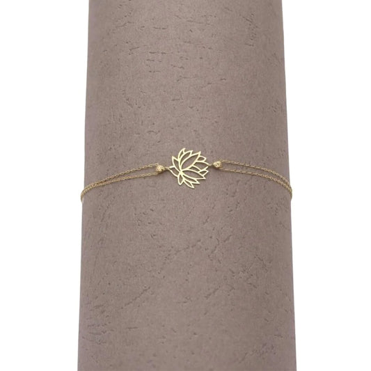 Bratara Aur 14k Lotus