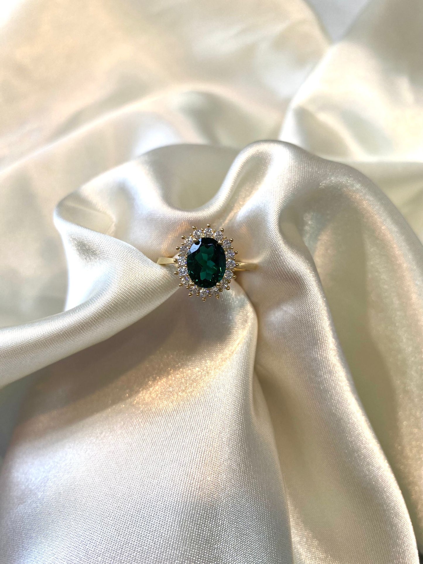 Inel Aur 14k cu Pietre Zirconia