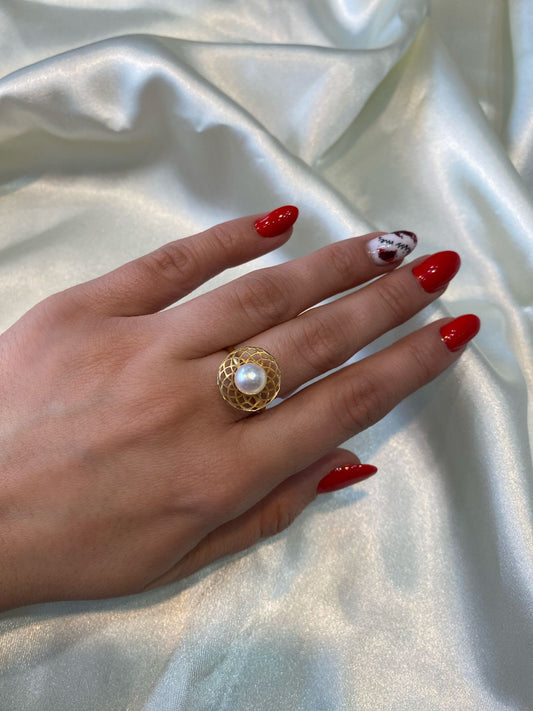 Inel Aur 14k cu Perla