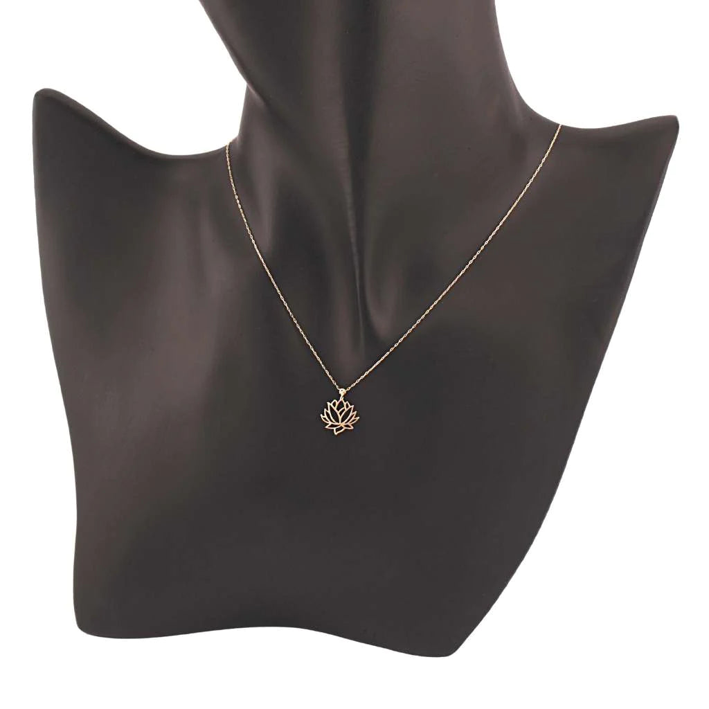 Lant Aur 14k Floare de Lotus