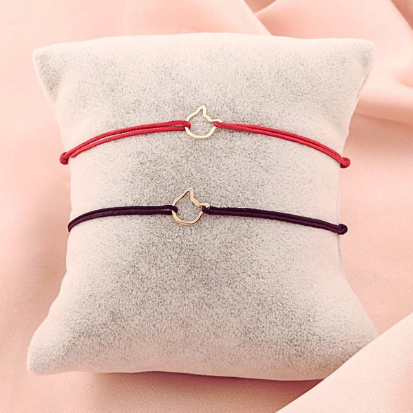 Bratara Snur Aur 14k Pisica