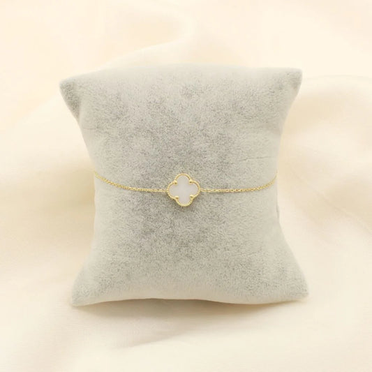 Bratara Aur 14k Floare cu Email 1cm