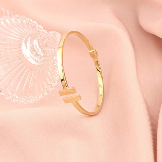 Bratara Fixa Aur 14k T-Bar