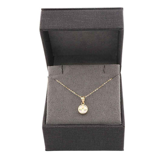Pandantiv Aur 14k Mother of Pearl Flower