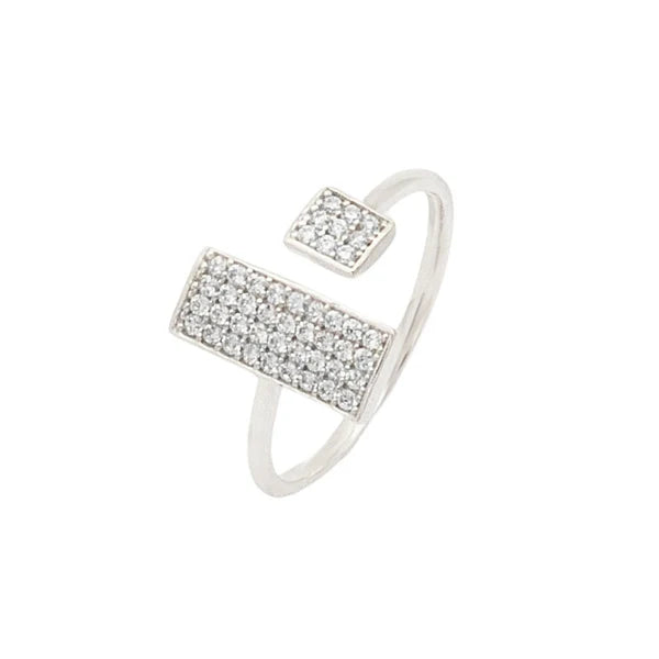 Inel Aur Alb 14k Modern