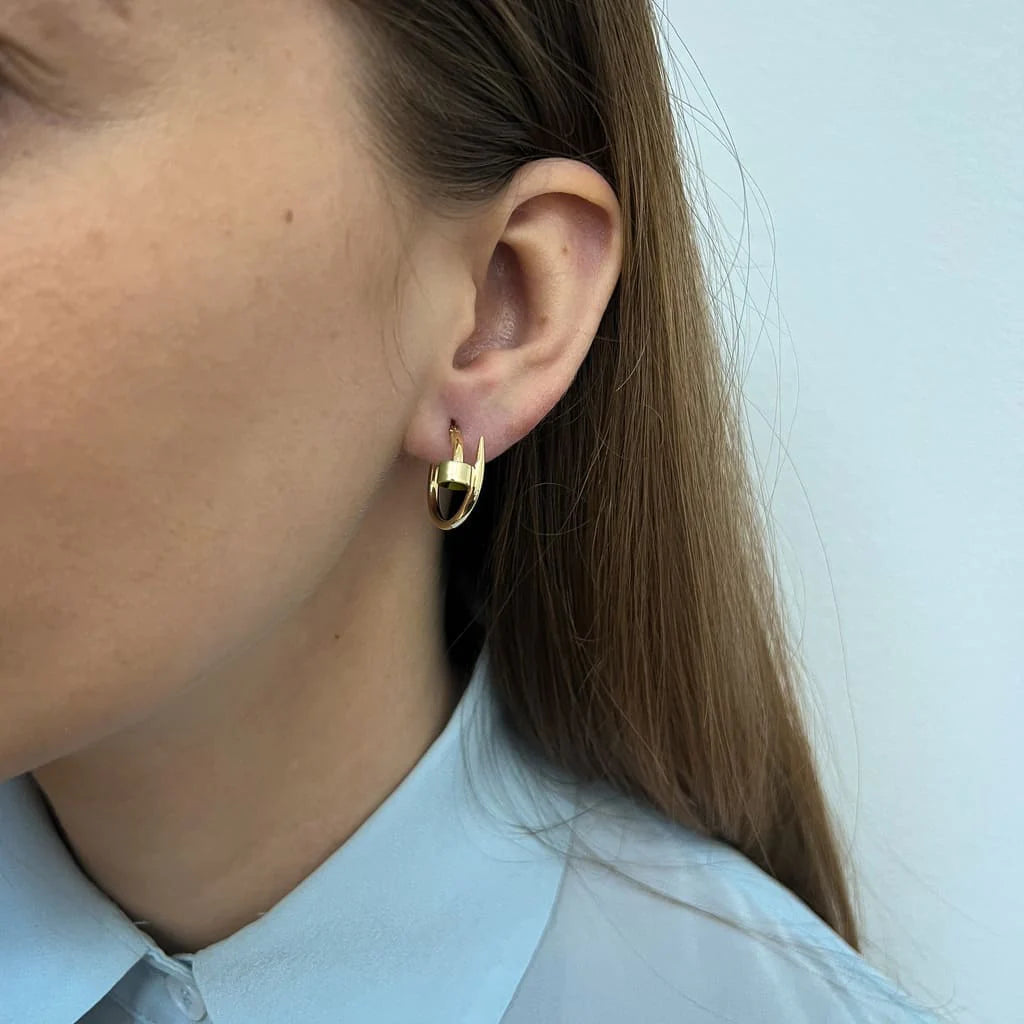 Cercei Aur 14k Tip Cui 1.6cm