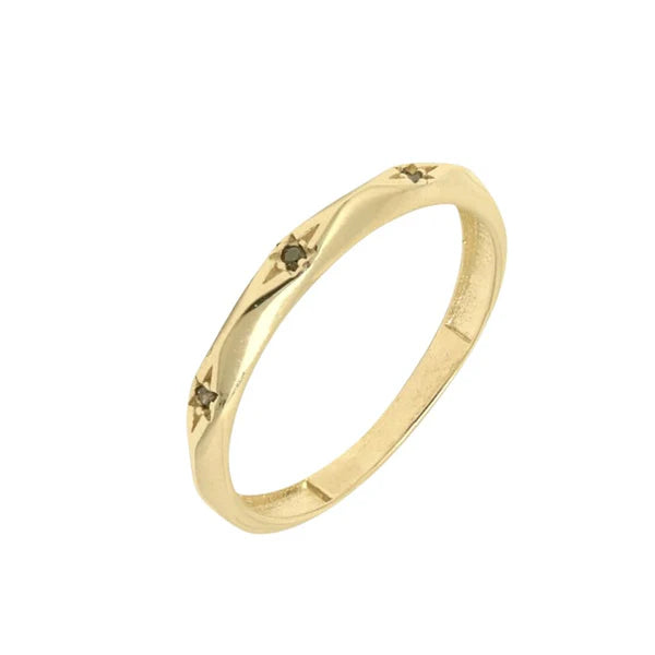 Inel Aur 14k cu Pietre Zirconia