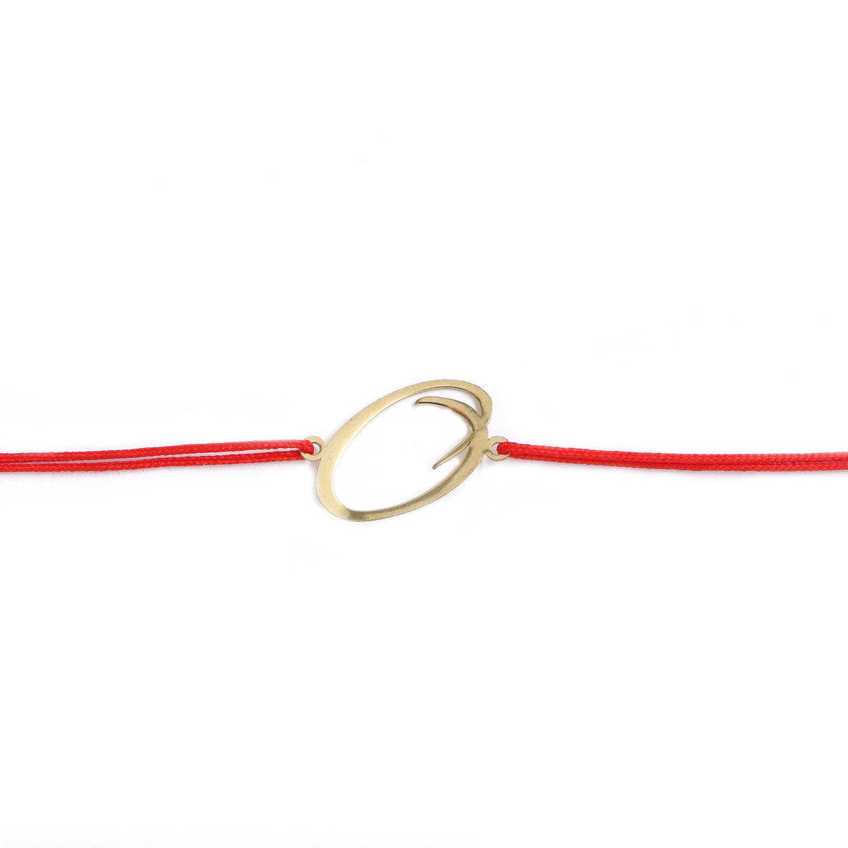 Bratara Aur 14k Snur cu Initala O