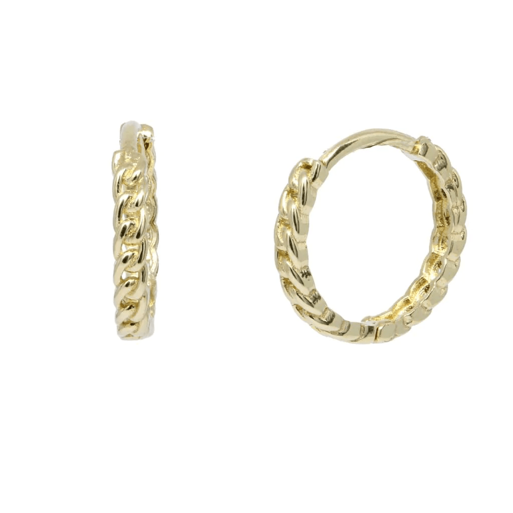 Cercei Aur 14k Impletiti