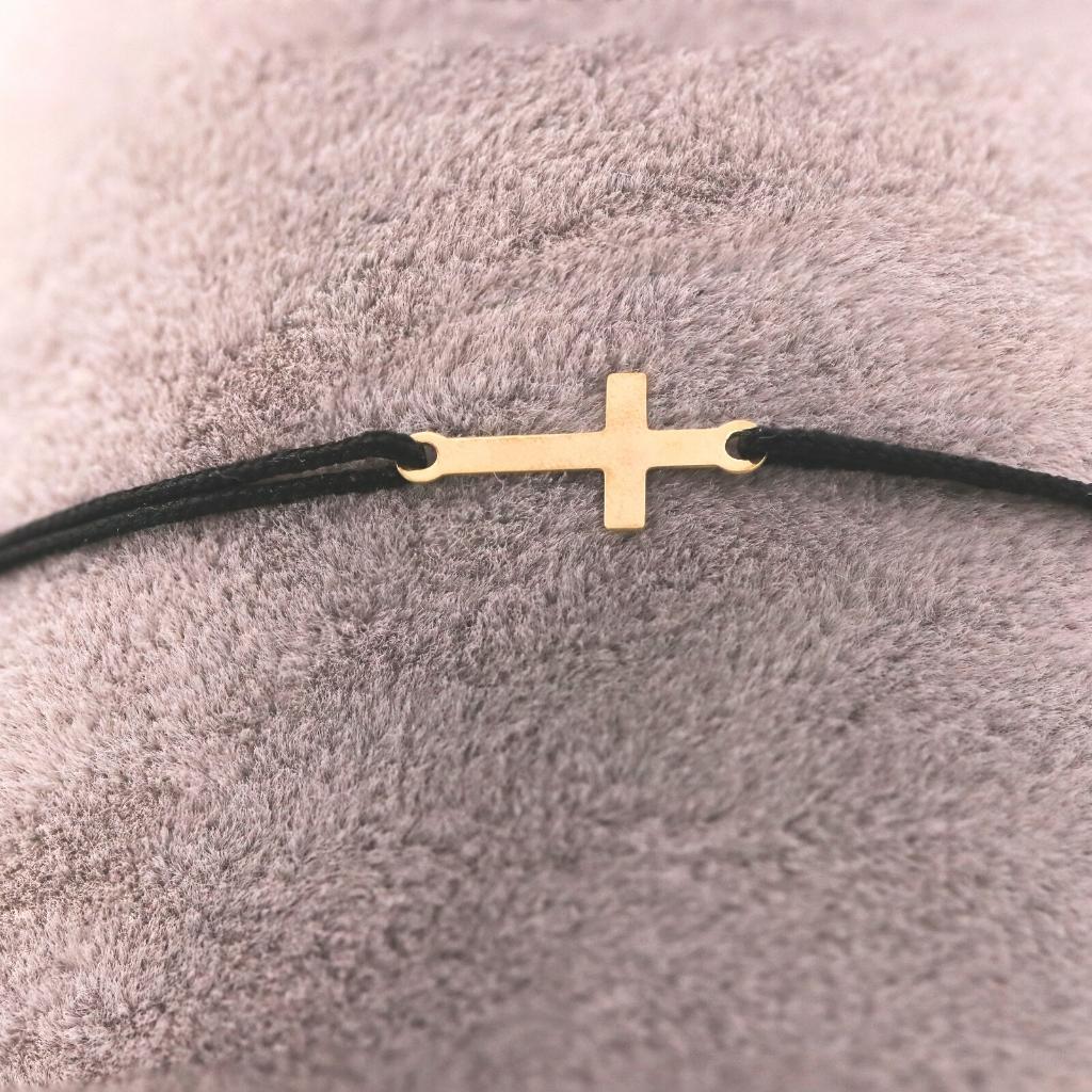 Bratara Snur Aur 14k Cruce