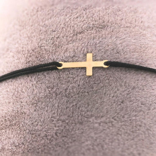 Bratara Snur Aur 14k Cruce