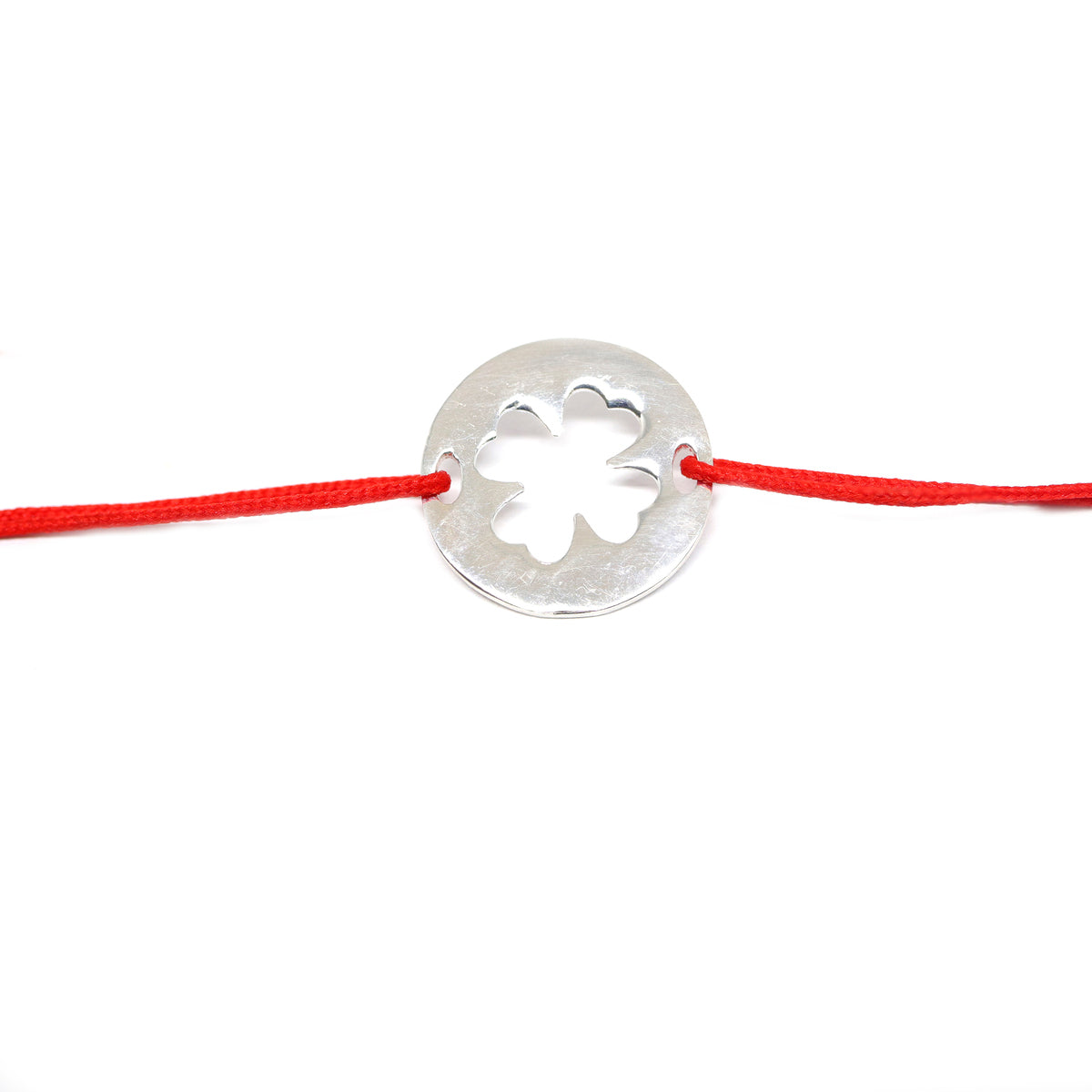 Bratara Snur Argint Banut cu Trifoi