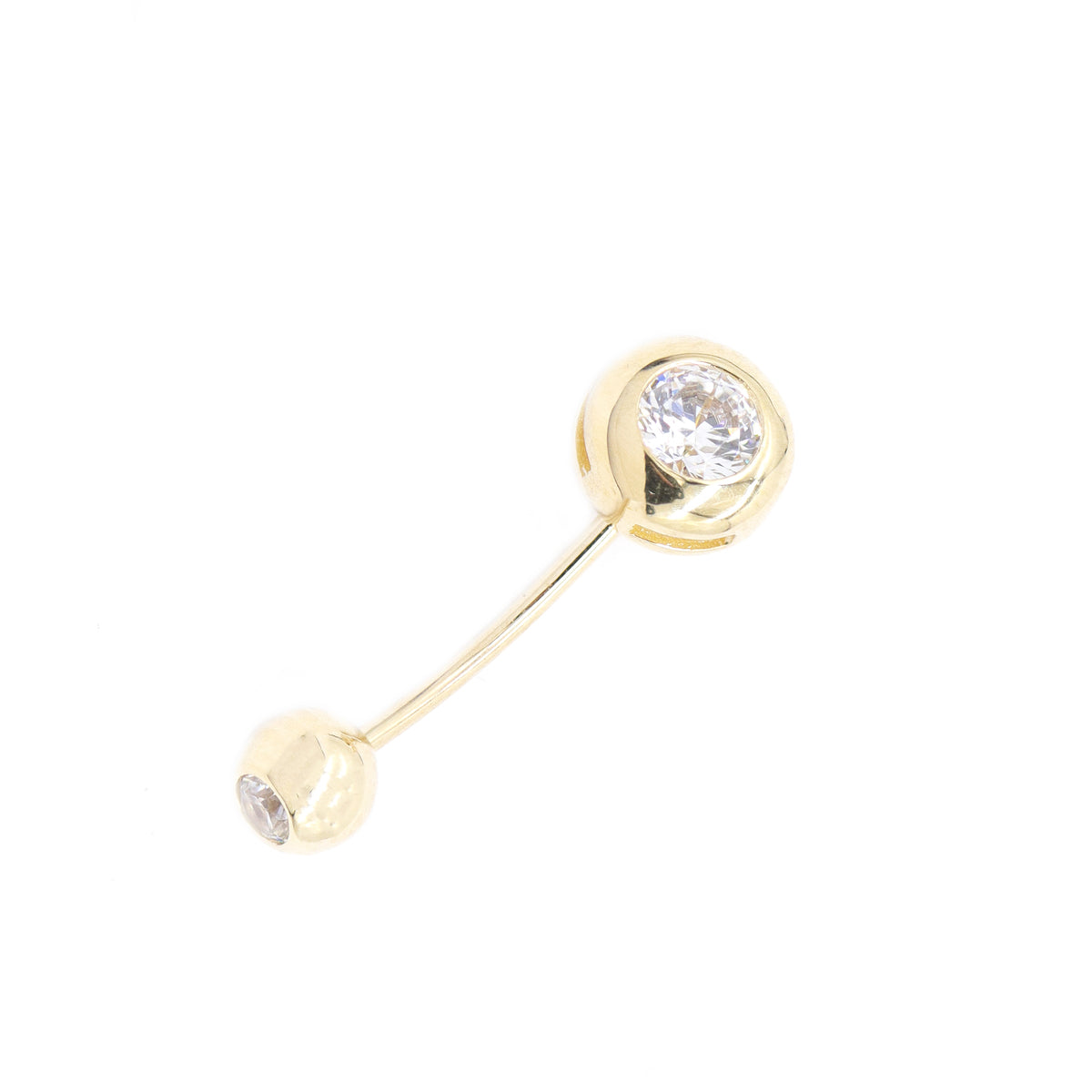 Cercel Piercing Aur 14k Bila Zirconia - Bijuteria Cleopatra