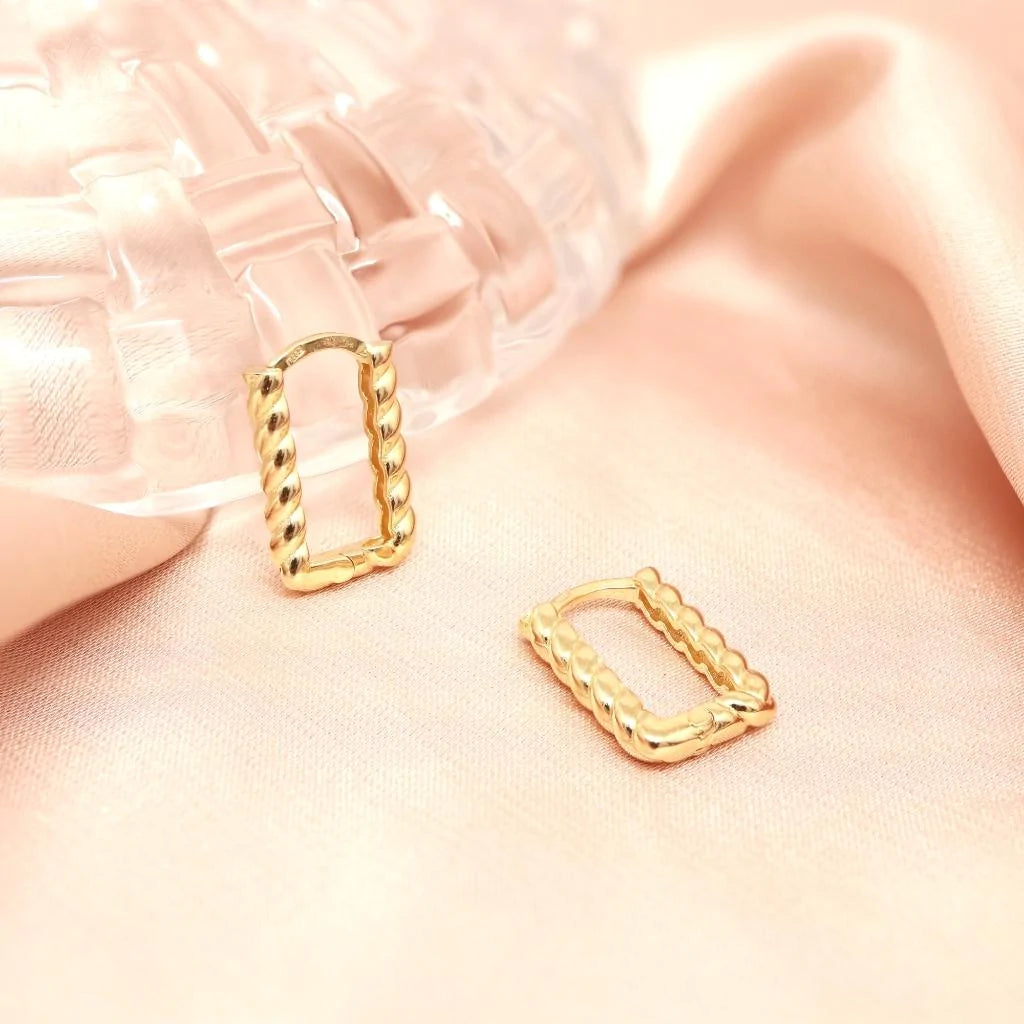 Cercei Aur 14k Spirala