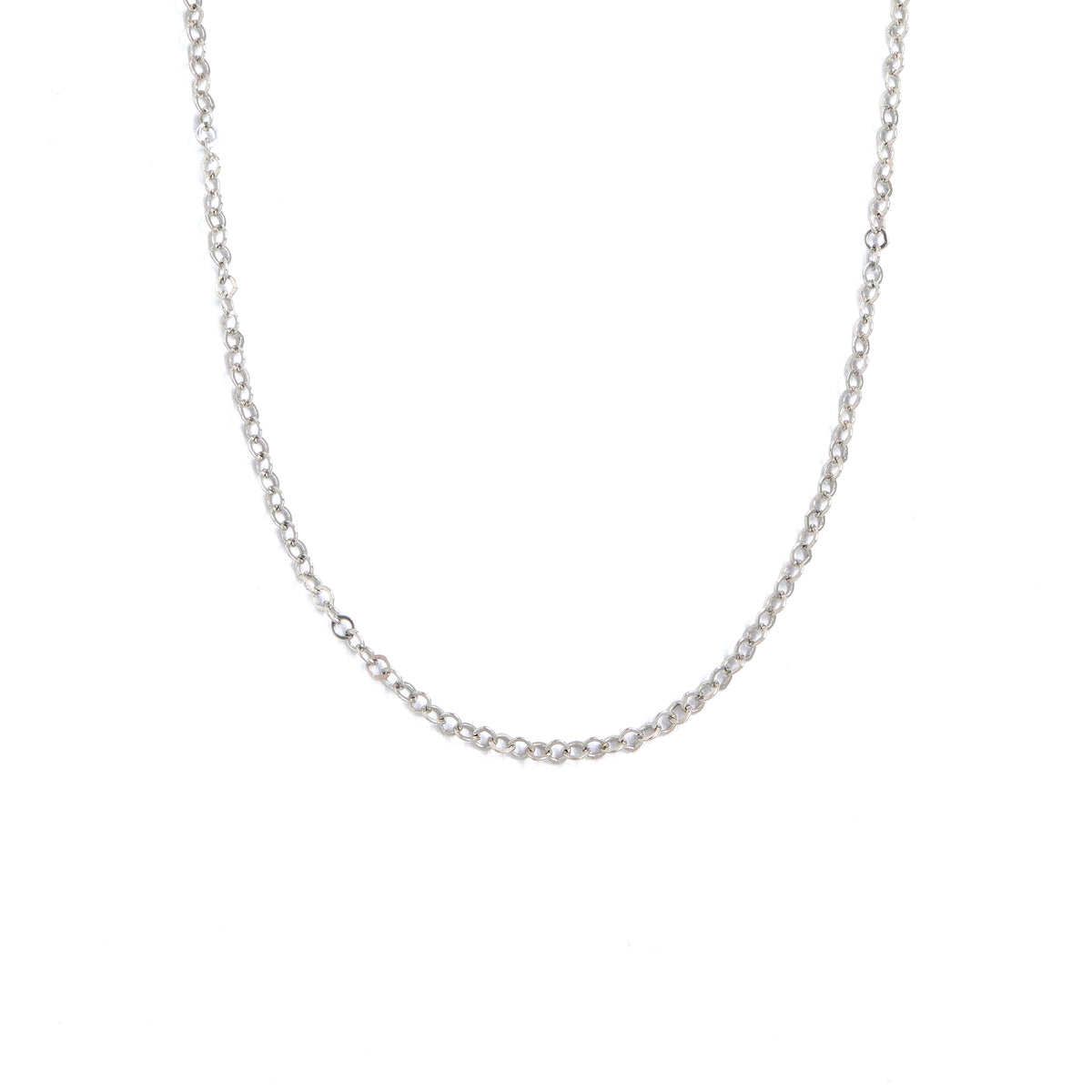 Lant Argint cu Zale Rotunde Mici