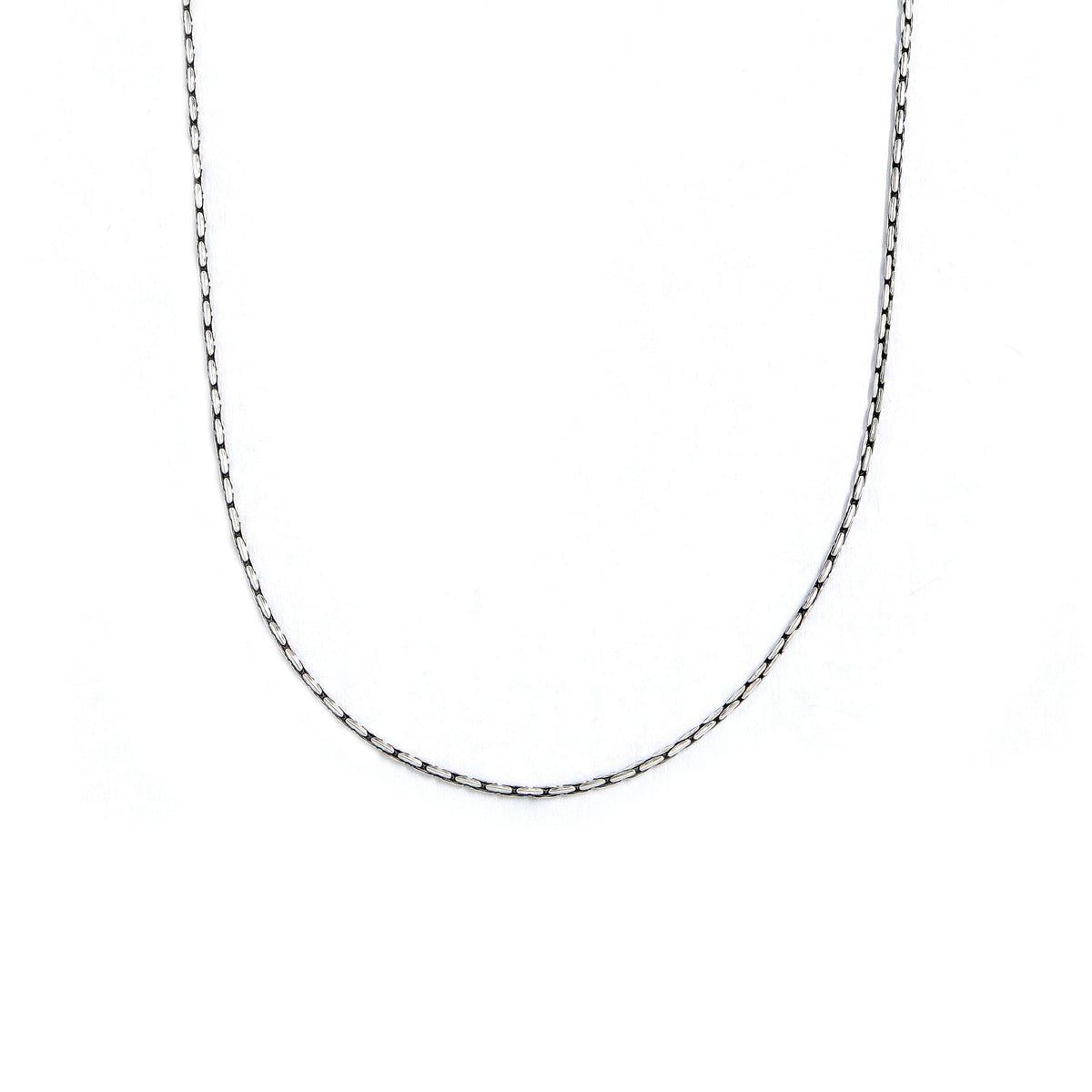 Lant Argint Patinat cu Zale Lipite