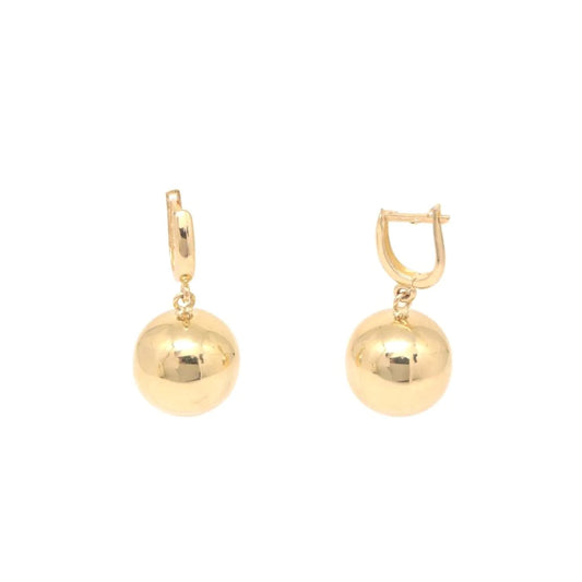 Cercei Aur 14k cu Bile 1.5cm