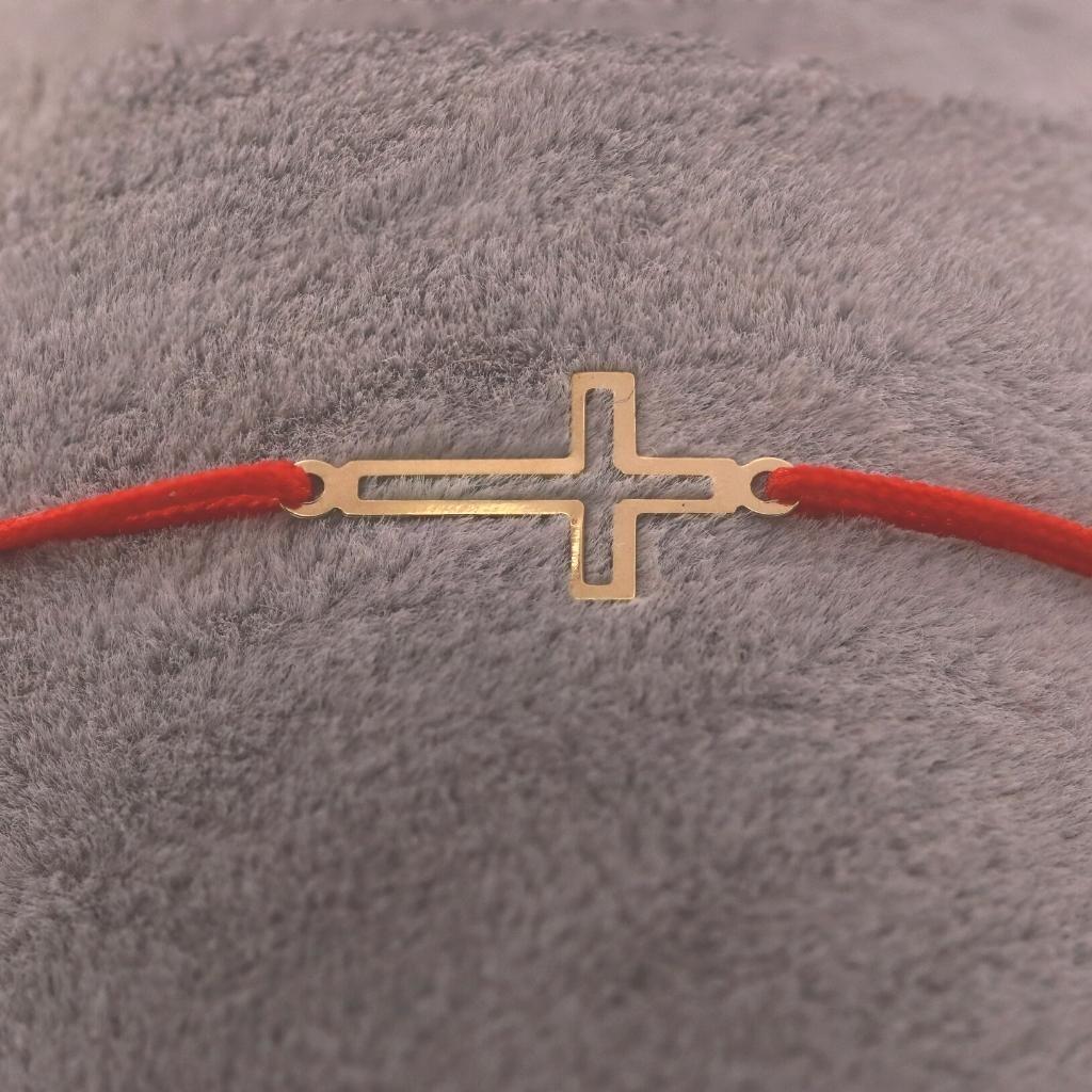 Bratara Snur Aur 14k Cruce