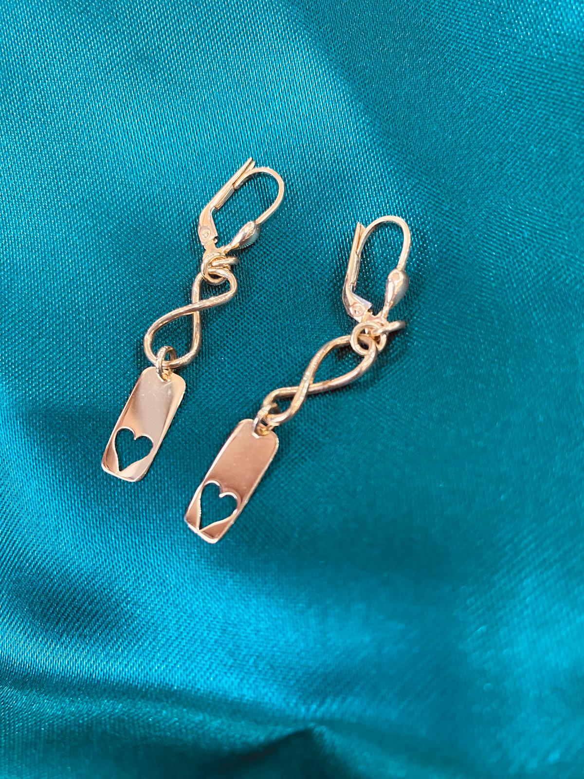 Cercei Aur 14K Inima