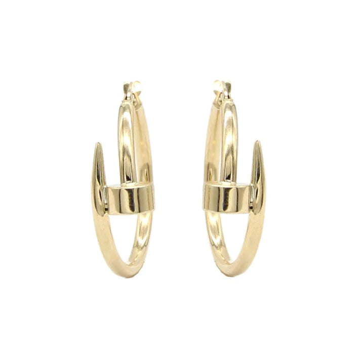 Cercei Aur 14k Tip Cui 2.2cm