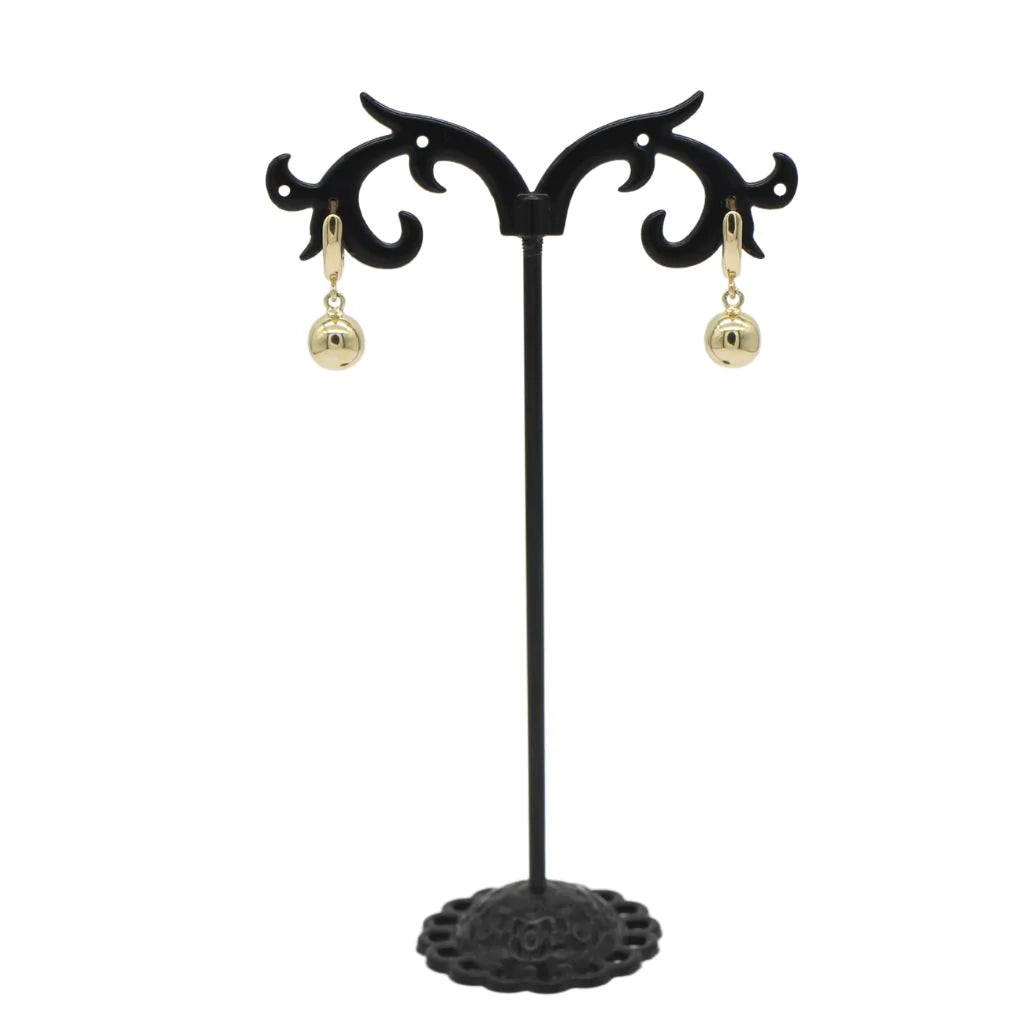 Cercei Aur 14k cu Bile 0.8cm