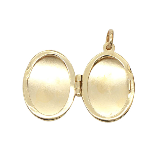 Medalion Aur 14k Caseta Ovala pentru Poze
