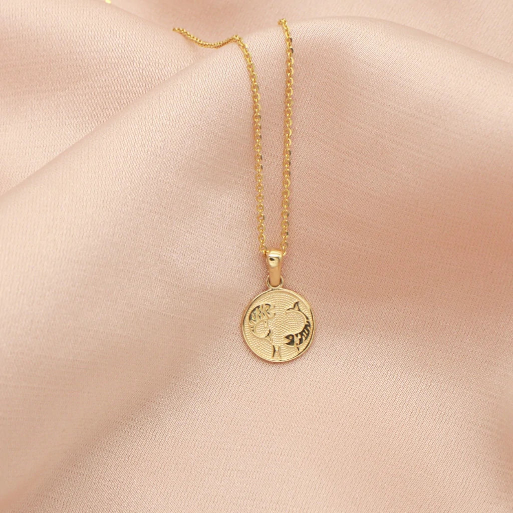 Pandantiv Aur 14k Zodia Pesti