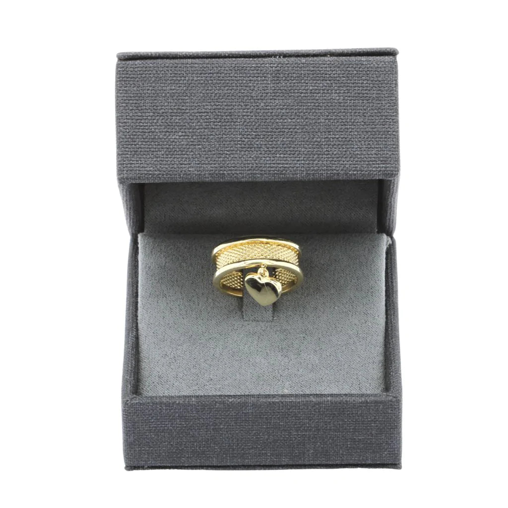 Inel Aur 14k Tip cu Charm Inima