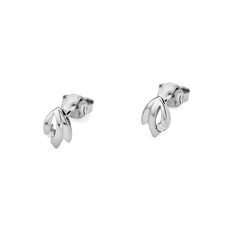 Cercei Aur 14k cu Diamante 0.03ct - Bijuteria Cleopatra