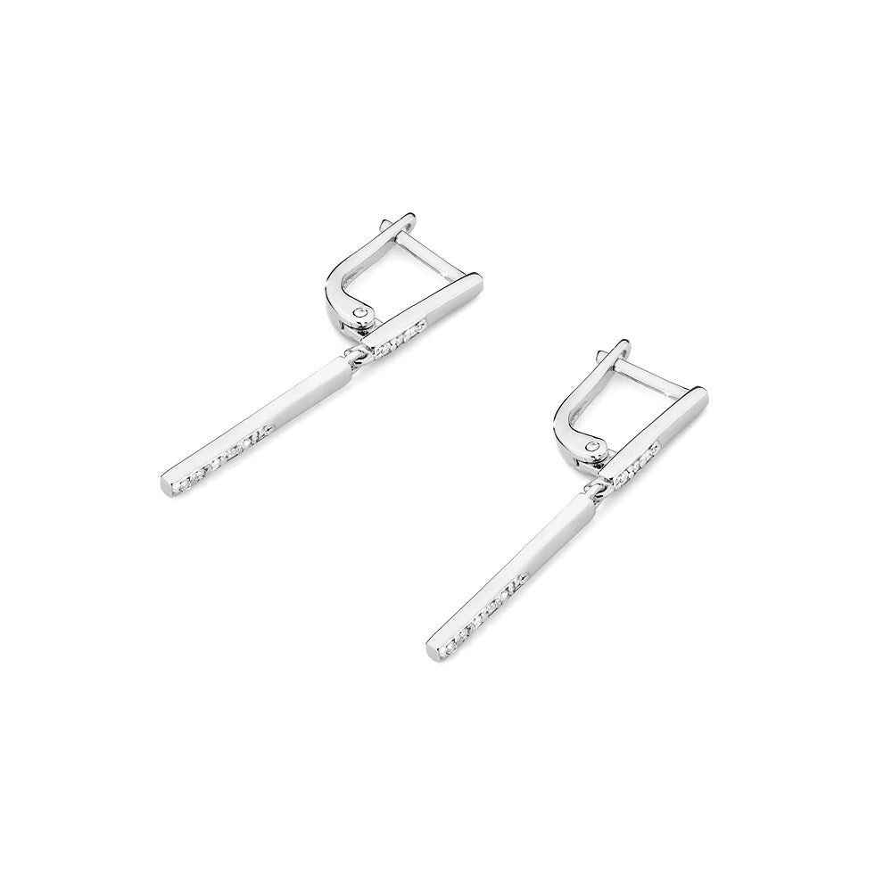 Cercei Aur 14k cu Diamante 0.08ct - Bijuteria Cleopatra