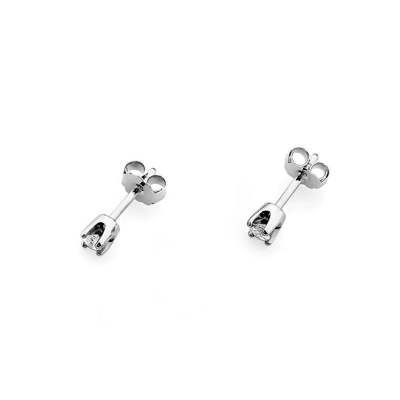 Cercei Aur 14k cu Diamant 0.20ct - Bijuteria Cleopatra