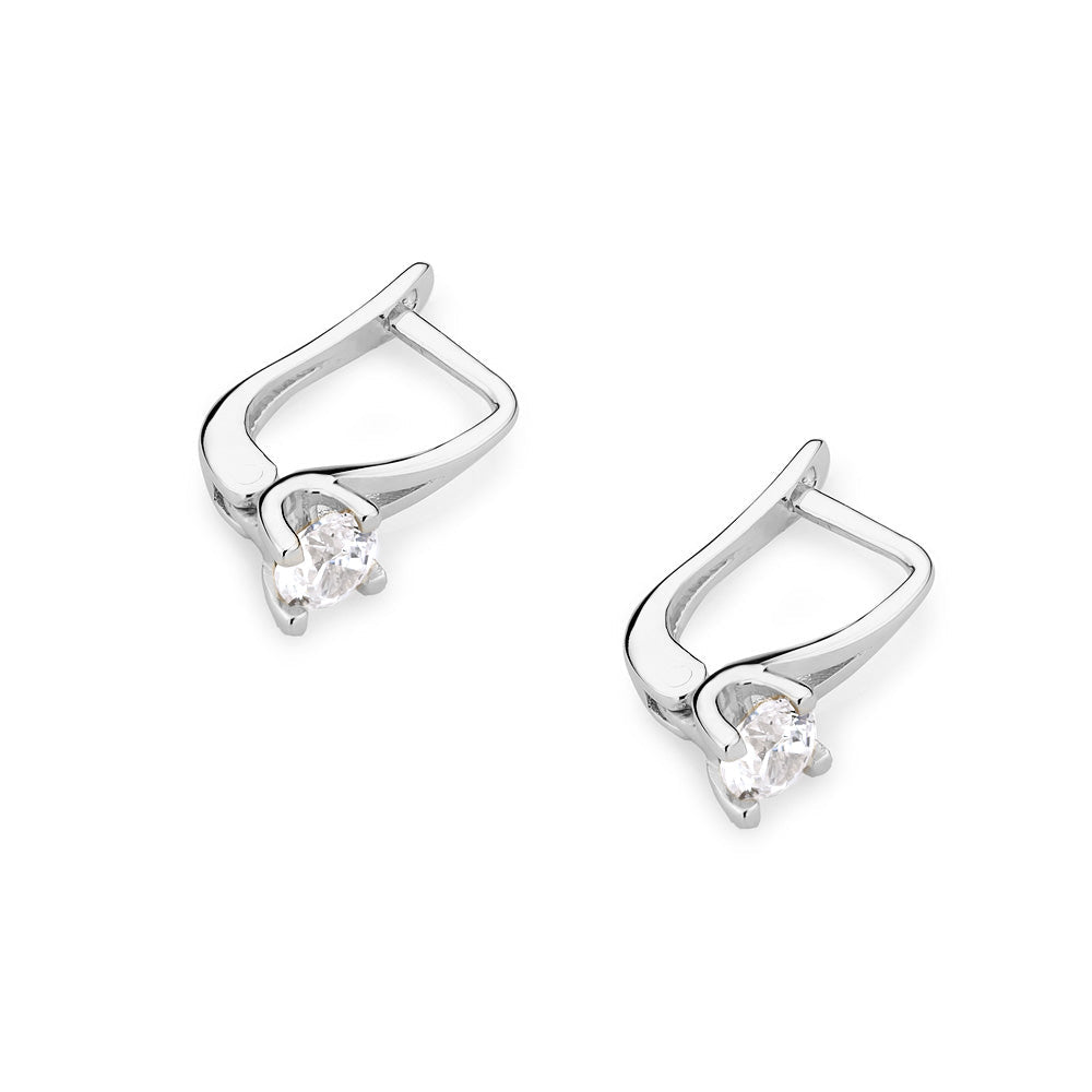 Cercei Aur 14k cu Diamant 0.40ct - Bijuteria Cleopatra