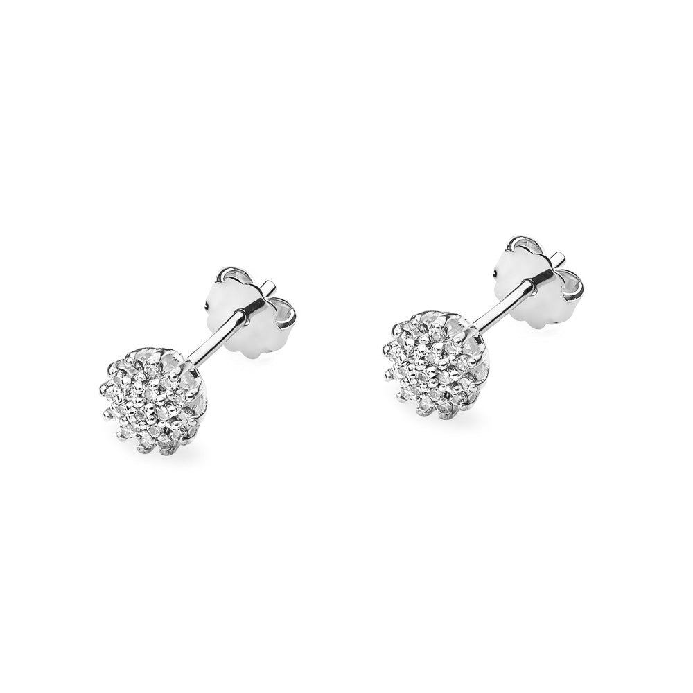 Cercei Aur 14k cu Diamante 0.20ct - Bijuteria Cleopatra