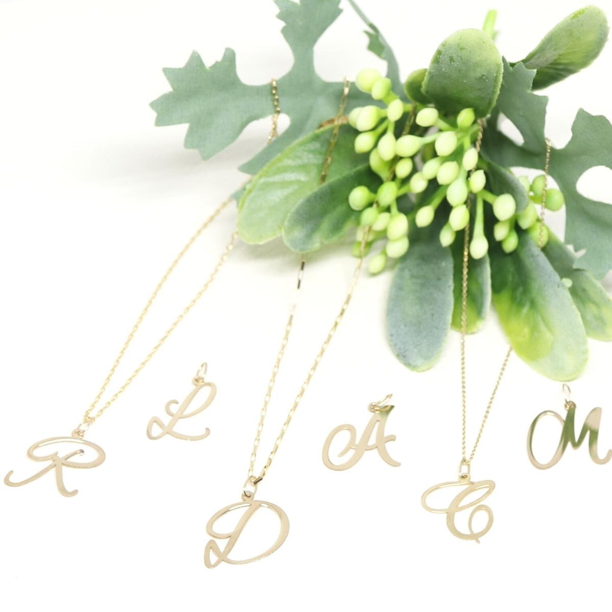 Pandantiv Aur 14k Initiala R