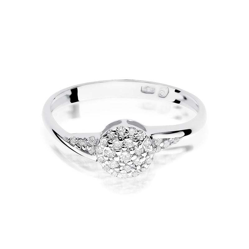 Inel de Logodna din Aur 14k cu Diamante 0.20ct - Bijuteria Cleopatra