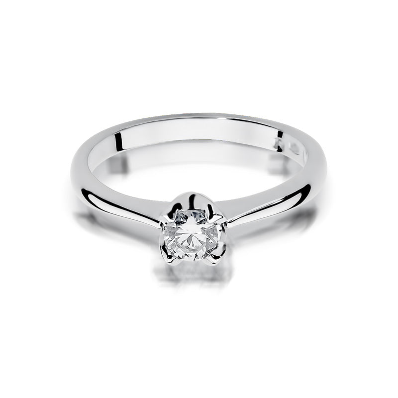 Inel de Logodna din Aur 14k cu Diamant 0.30ct - Bijuteria Cleopatra