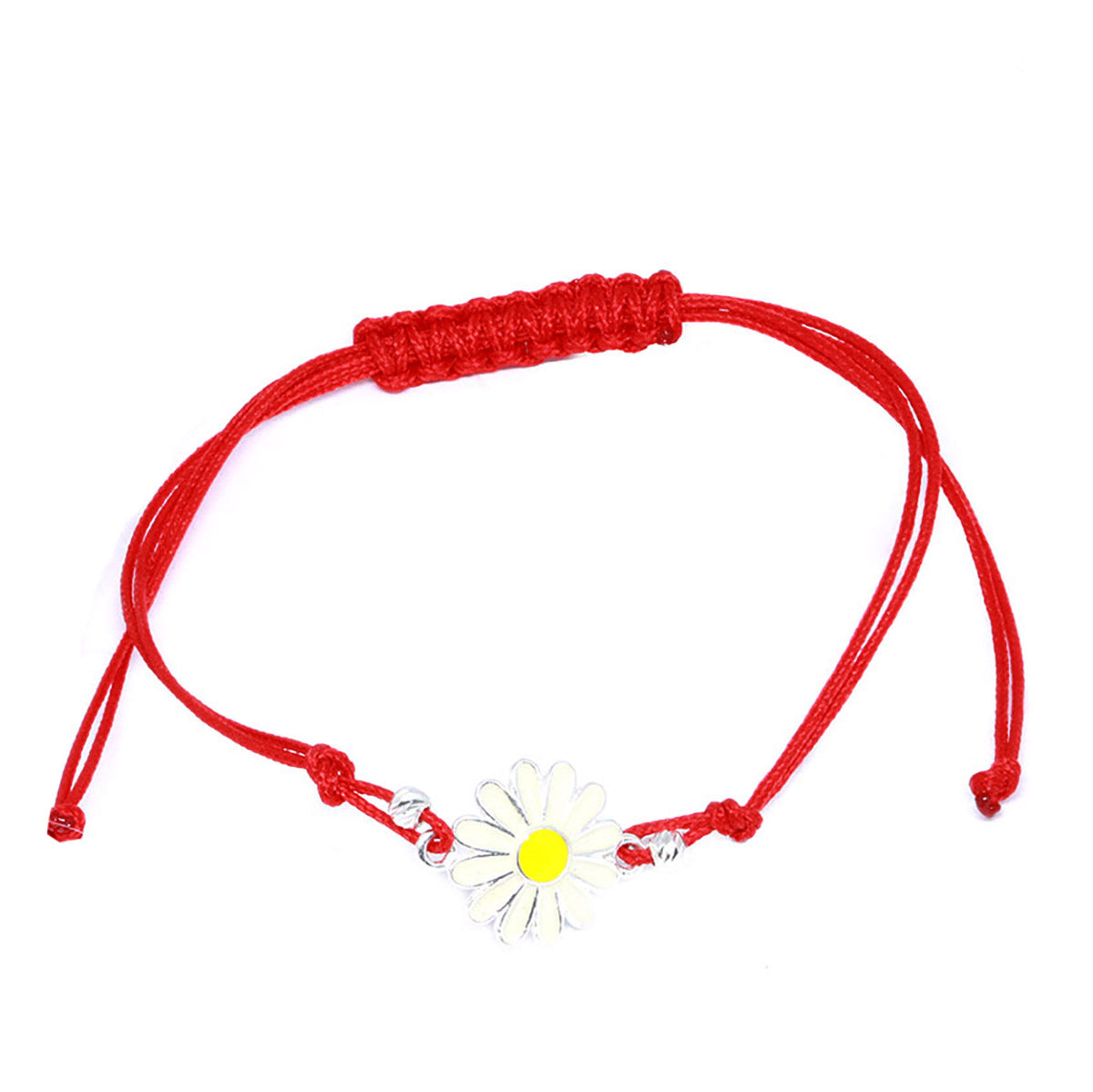 Bratara Argint Snur Rosu Margareta - Bijuteria Cleopatra