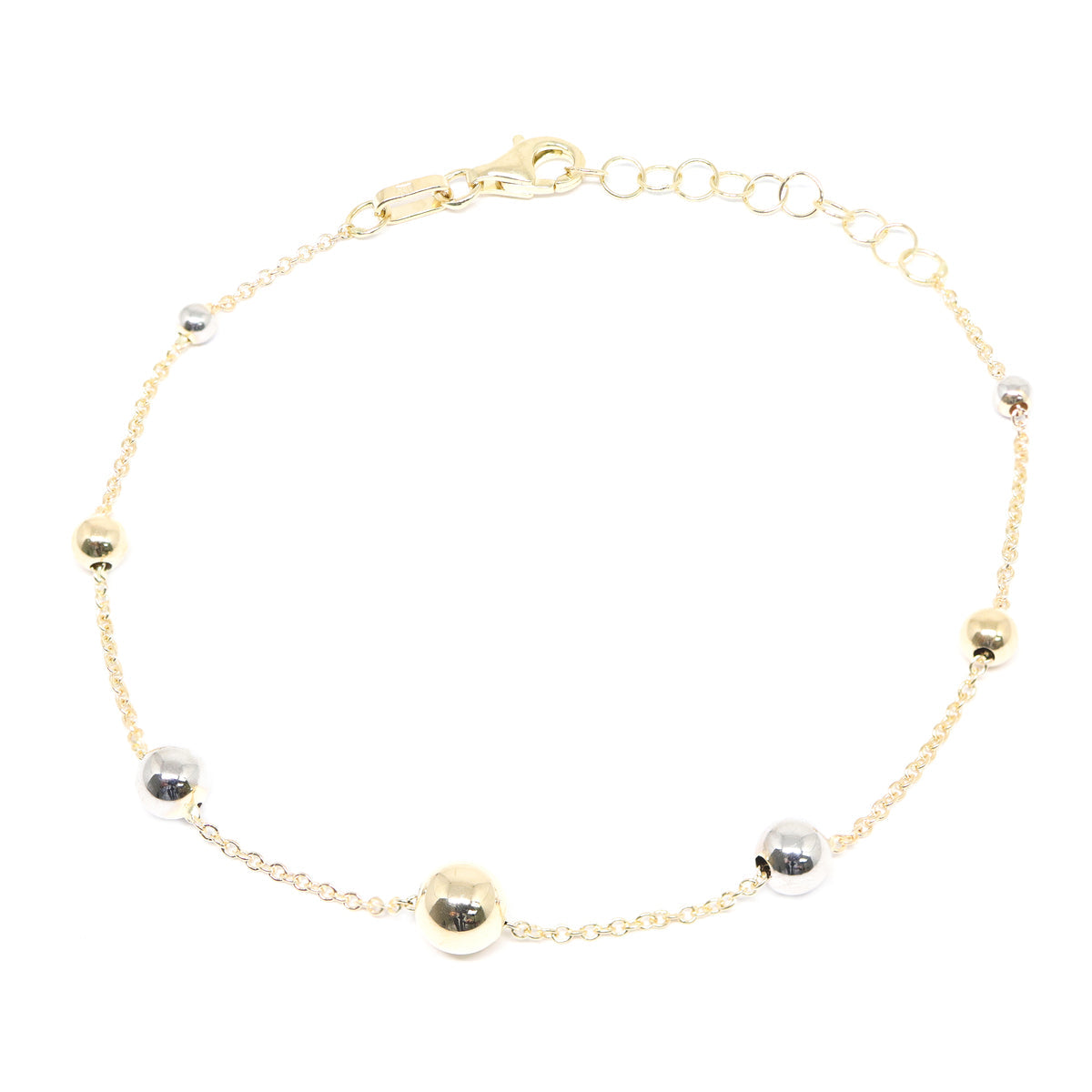 Bratara Aur 14k Bile Aur Alb si Galben - Bijuteria Cleopatra