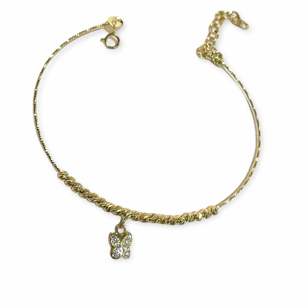 Bratara aur 14k cu bile - Bijuteria Cleopatra
