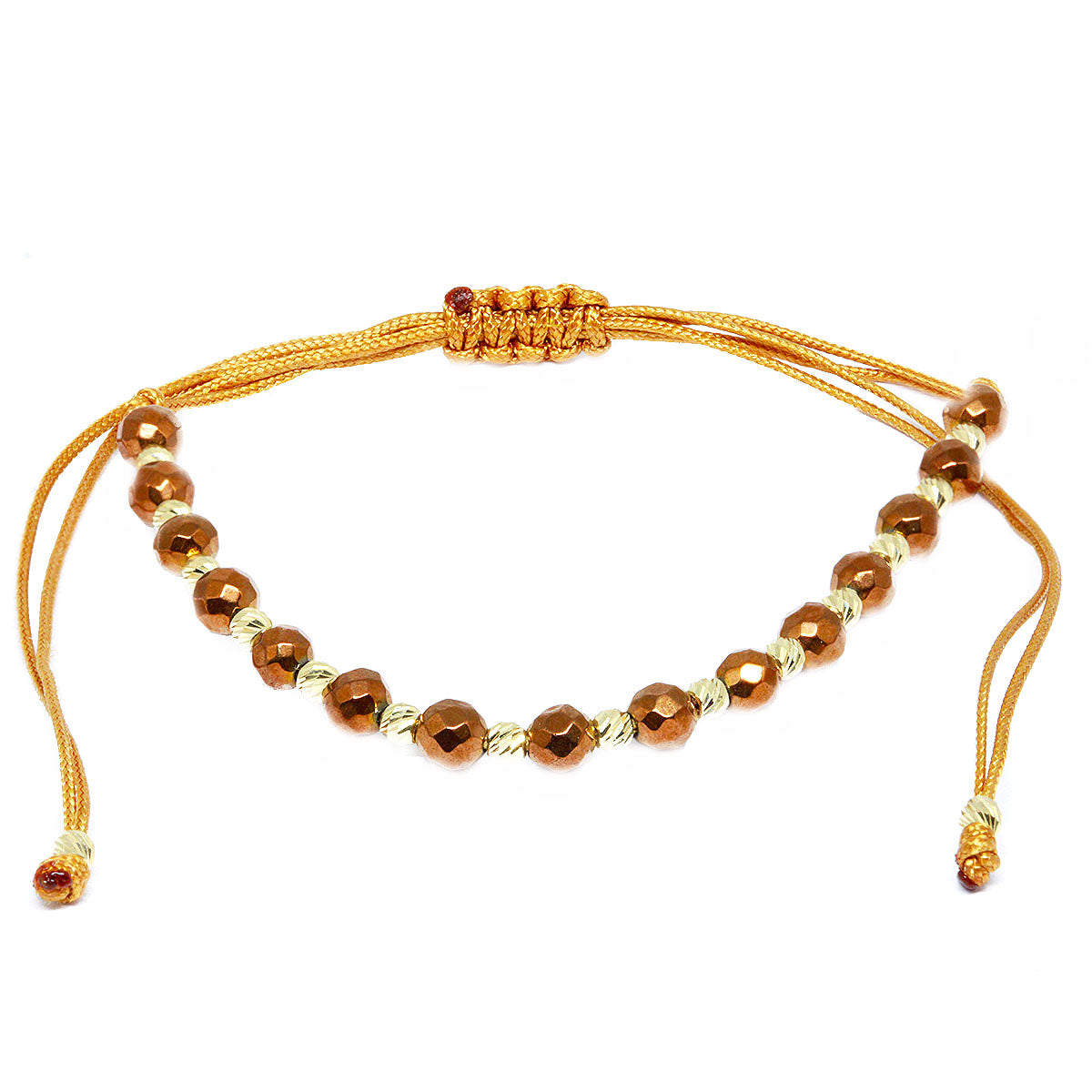 Bratara Bile Aur 14k si Cristale Maro - Bijuteria Cleopatra