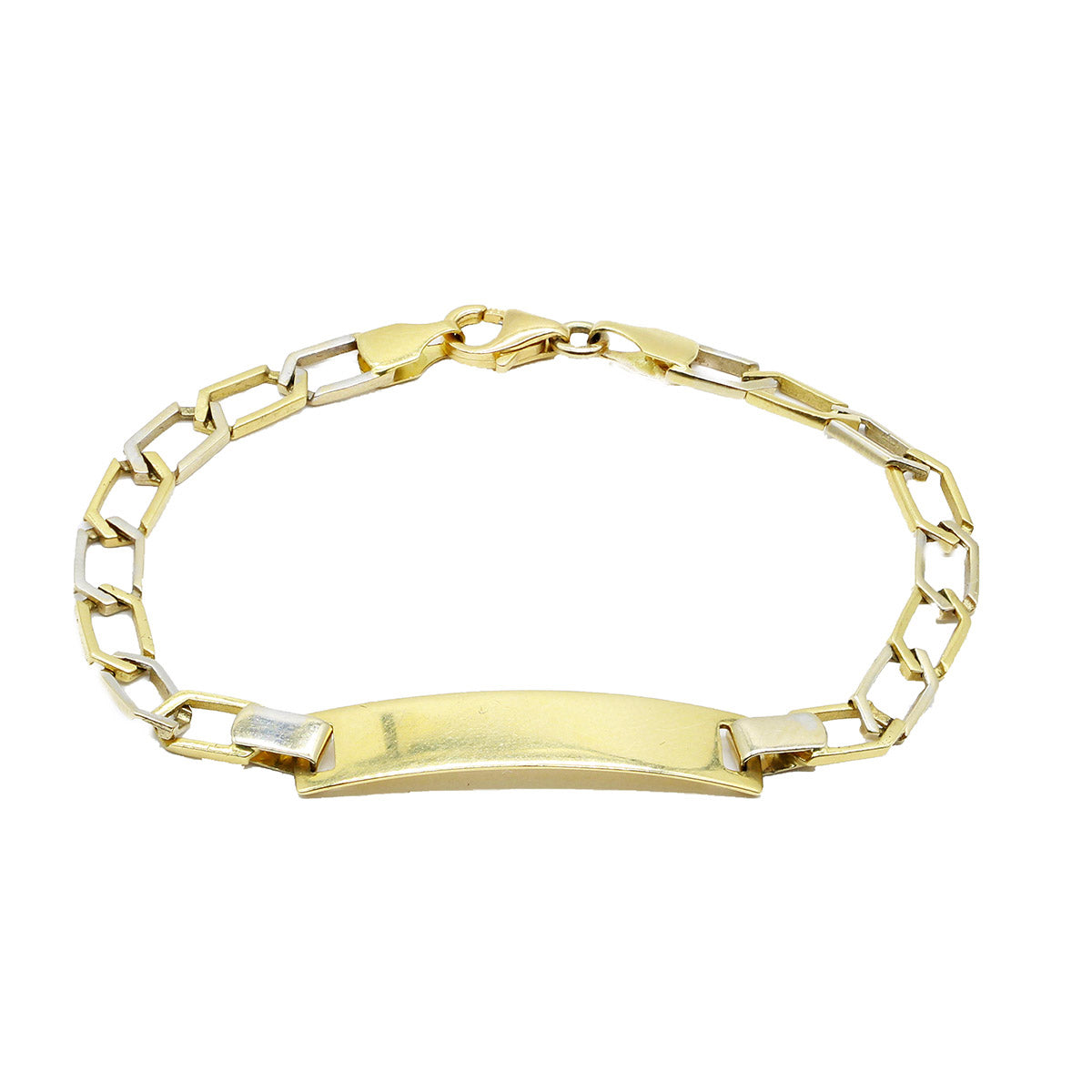 Bratara Aur 14k Zale si Placuta - Bijuteria Cleopatra