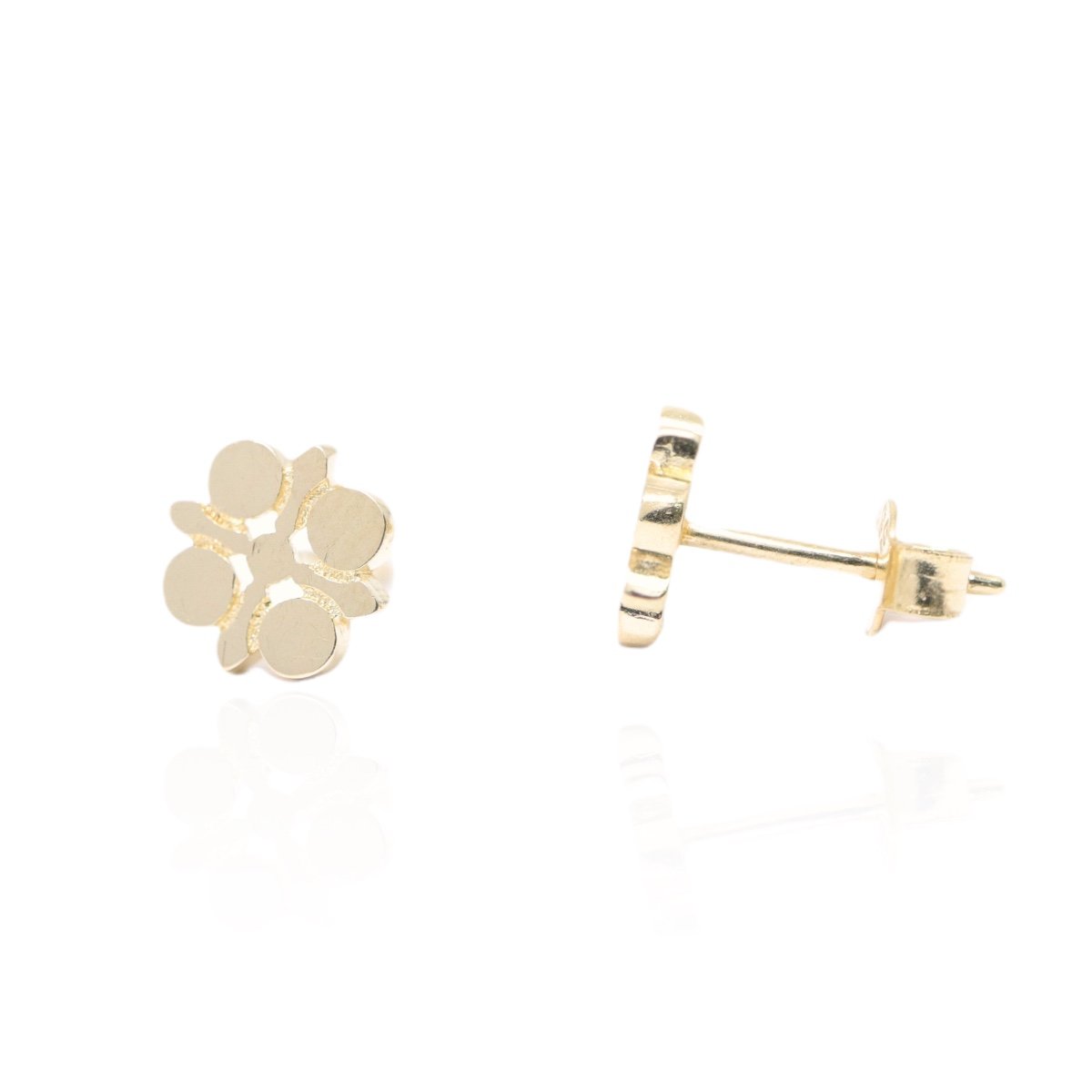 Cercei Aur 14 Patru Buline - Bijuteria Cleopatra