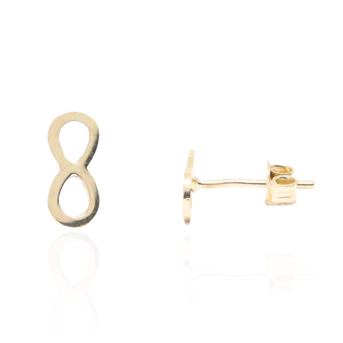 Cercei Aur 14k Infinit - Bijuteria Cleopatra