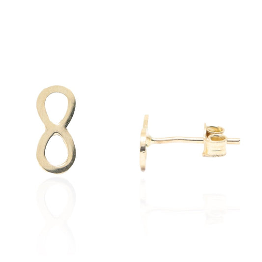 Cercei Aur 14k Infinit - Bijuteria Cleopatra