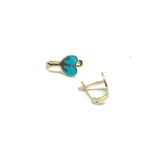 Cercei Aur 14K Inima - Bijuteria Cleopatra