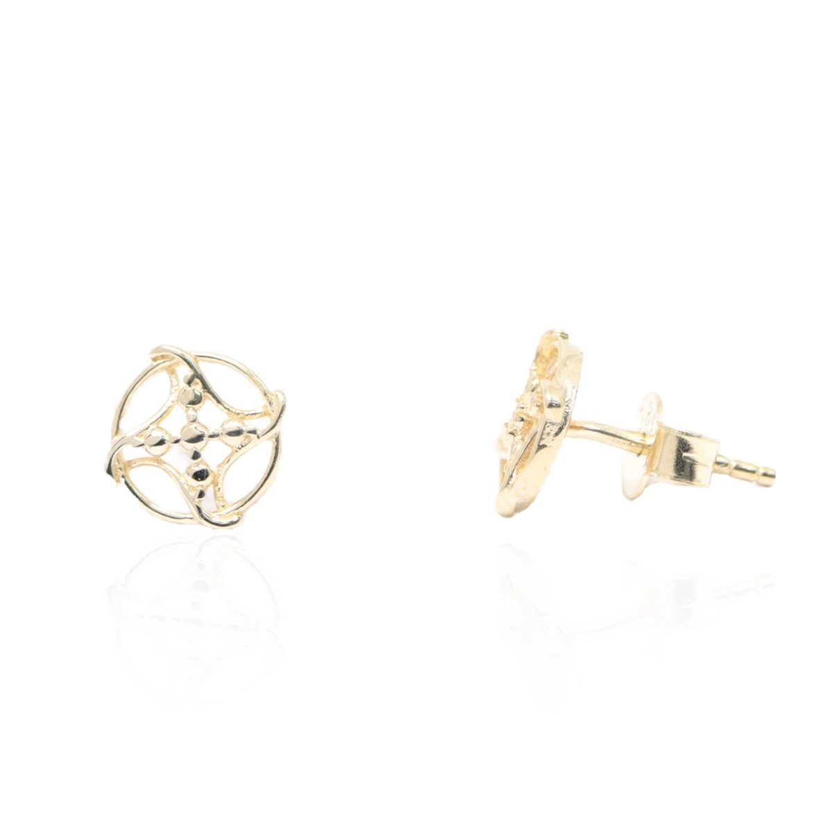 Cercei Aur 14k Minimalist - Bijuteria Cleopatra