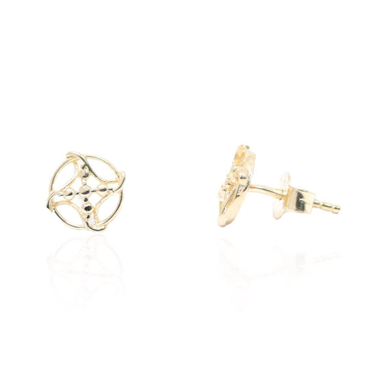 Cercei Aur 14k Minimalist - Bijuteria Cleopatra